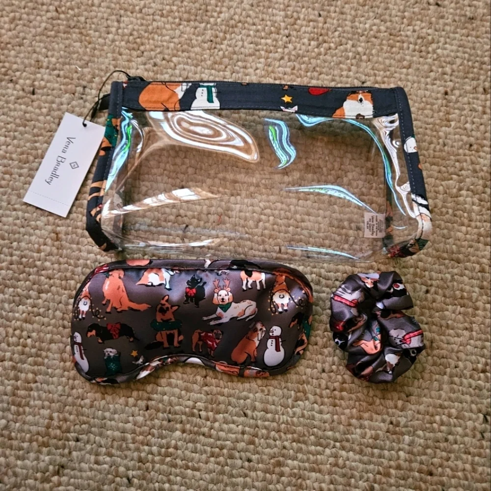 Vera Bradley Dog Designed Sleep Set NWT